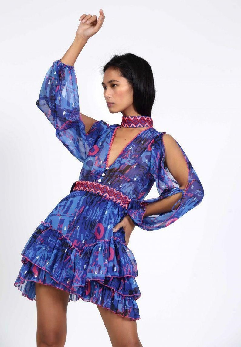 Savage Culture 42703-VE - Vestido de cóctel - azul eléctrico/azul - Zalando .es