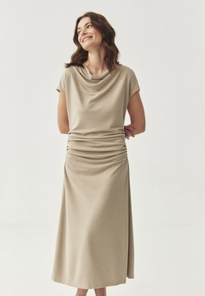 Freizeitkleid - beige melange
