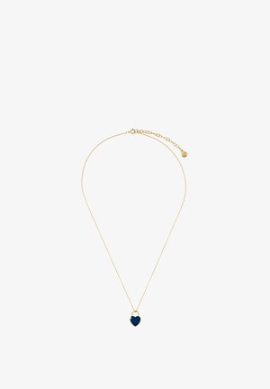 Fejn, HALSKETTE MIT HERZANHÄNGER, HANDGEFERTIGTER, NACHHALTIGER ECHTSCHMUCK - Collier - blau