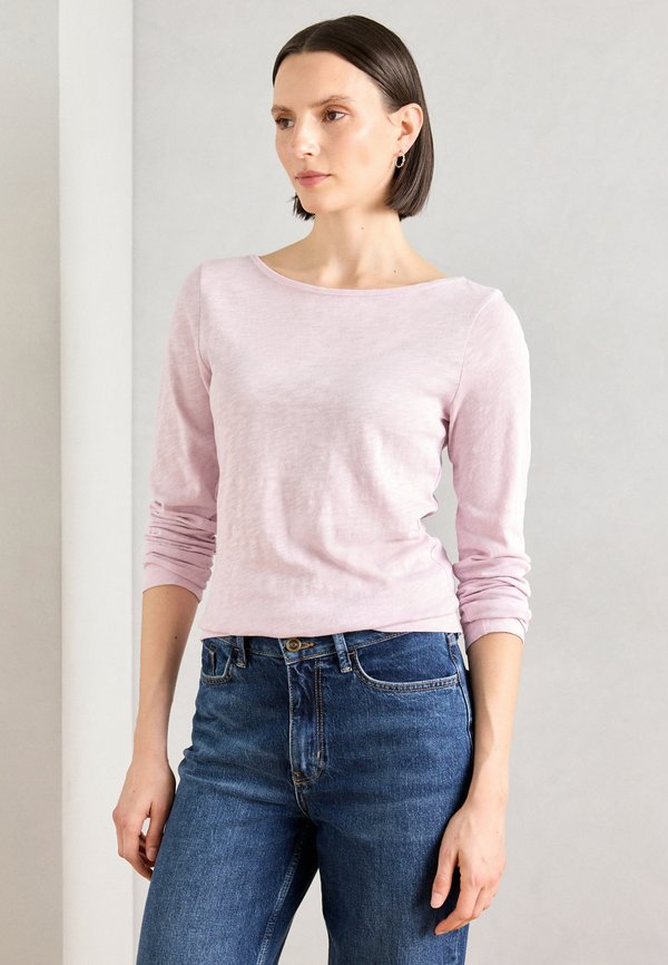 LONG SLEEVE BOAT NECK - Long sleeved top - pale lilac