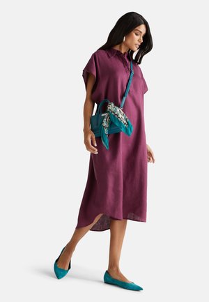 MIDI - Robe chemise - violet