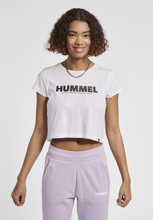 LLEGACY CROPPED  - Print T-shirt - white black