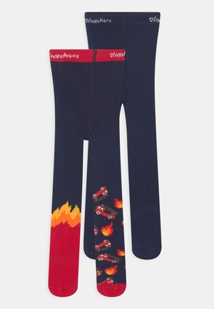 TIGHTS FIRE BRIGADE 2 PACK  - Panty - navy