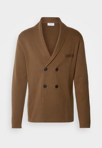 Lindbergh SHAWL COLLAR CARDIGAN - Kardiganas - brown