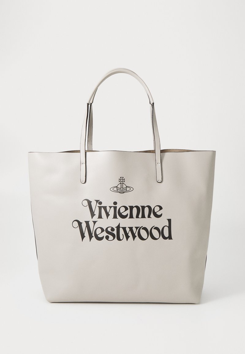 Vivienne Westwood STUDIO Tote Bag Grey Black grey Zalando ie vivienne-westwood-studio-tote-bag-grey-black-grey-zalando-ie