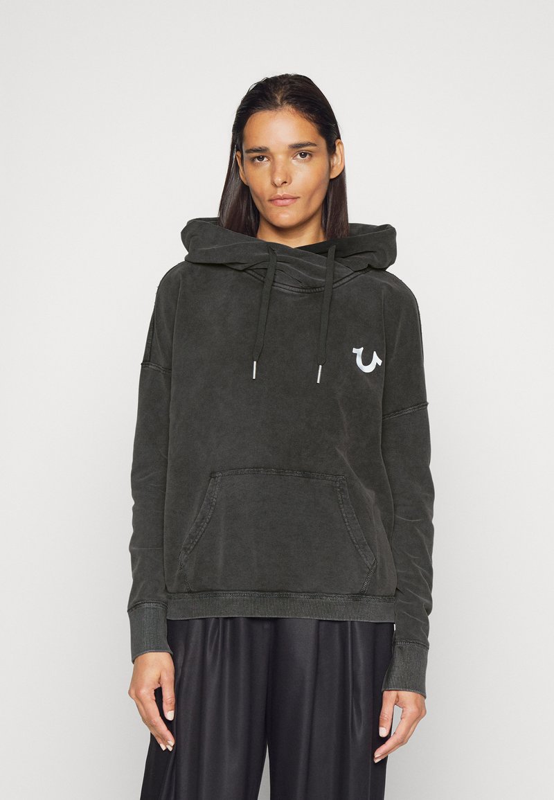 Damen Sweatshirts | True Religion HOODY Kapuzenpullover black/schwarz - ZB92758 Damen Sweatshirts | True Religion HOODY Kapuzenpullover black/schwarz - ZB92758