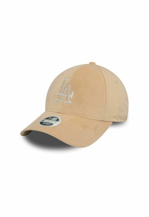 New Era 9FORTY VELOUR DIAMANTE LA DODGERS - Gorra - beige