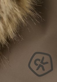 Color Kids WITH FAKE FUR - Vinterjacka - fossil