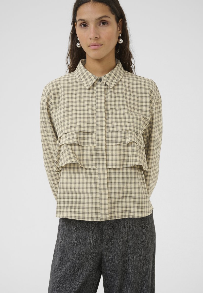Karen by Simonsen Košilová halenka - pebble check