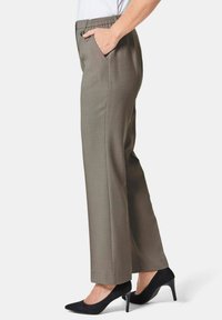 GOLDNER Stoffhose - light taupe