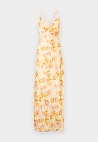 Malina CORNELIA DRESS - Maxi ruha - lemon/peony