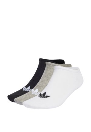 TREFOIL LINER 6 PAIRS - Calcetines tobilleros - white/medium grey heather/black
