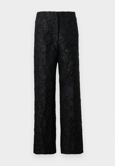 HUNT REFINED STRUCTURE - Pantalon classique - black