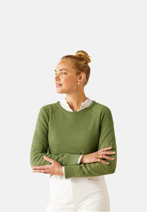 CAMBECK - Jumper - oil green