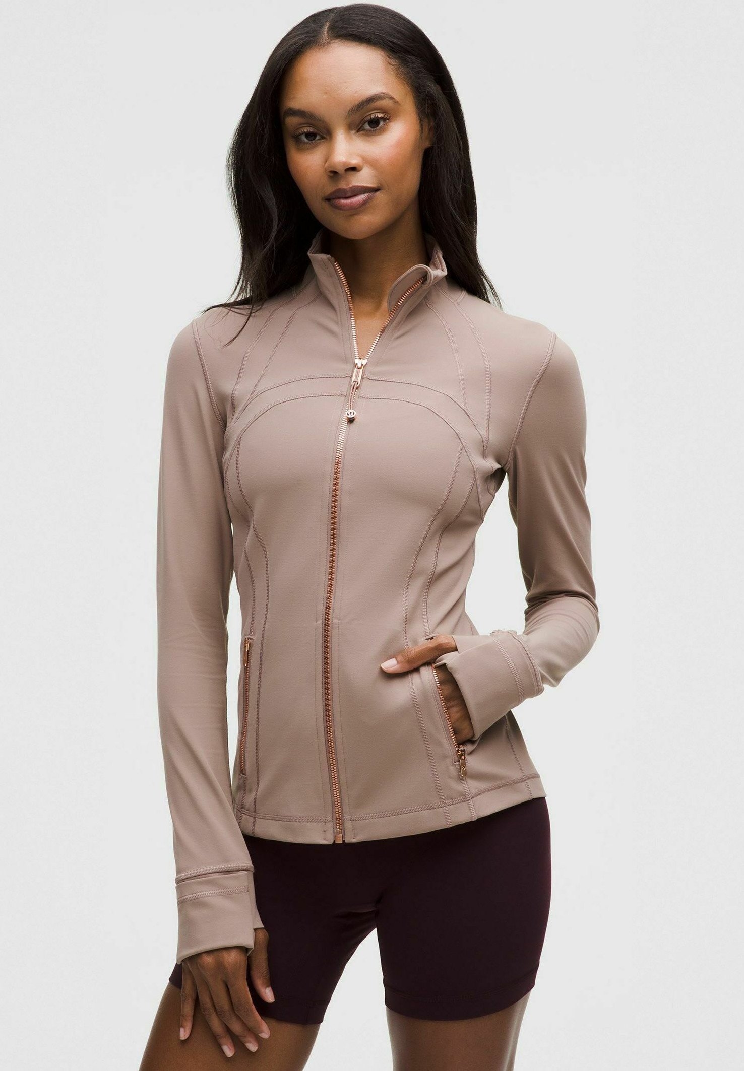 lululemon Training jacket - ashen rose rose gold rose gold/pink