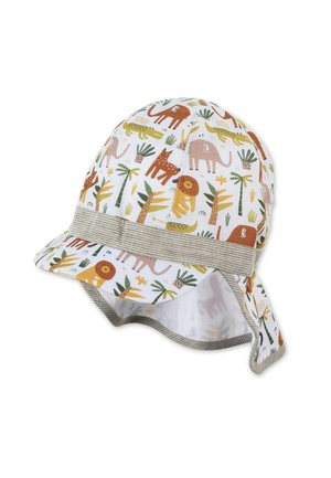 Peaked cap with neck protection animals - Cappellino - weiss