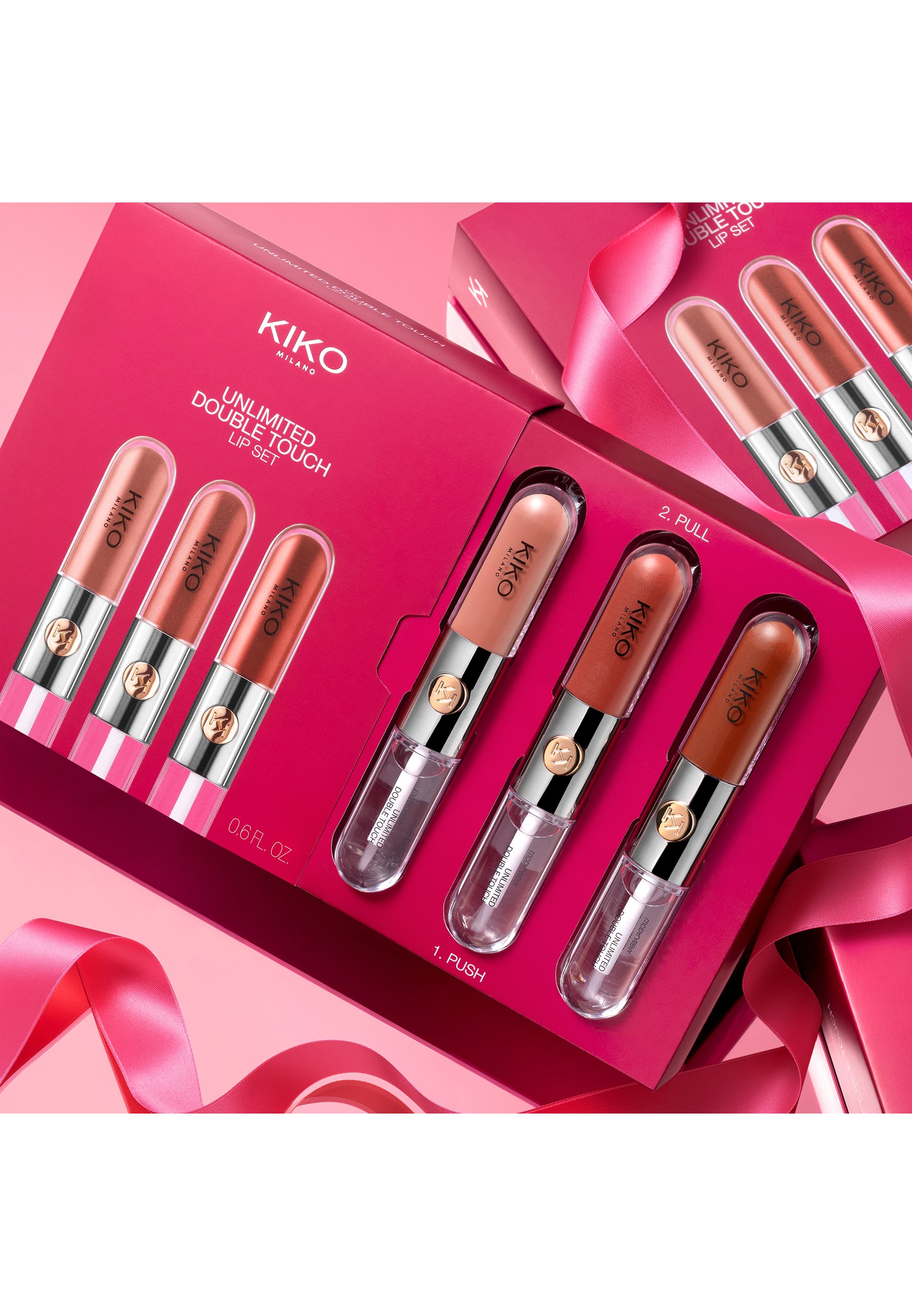 KIKO Milano UNLIMITED DOUBLE TOUCH LIPSTICK KIT - Paleta do