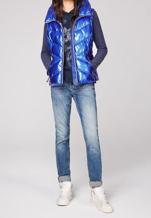 Weste - metallic blue