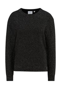 comma casual identity Strickpullover - schwarz