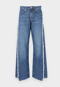 MR RELAXED SEAMED - Brīva piegriezuma džinsi - washed dark blue