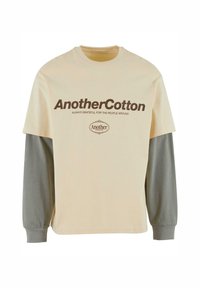 DOUBLE LAYER  - Top s dlouhým rukávem - beige