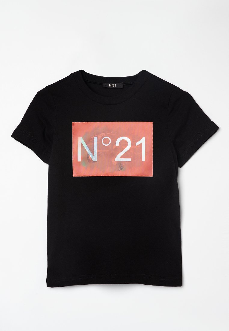 N°21 T-shirt print zwart
