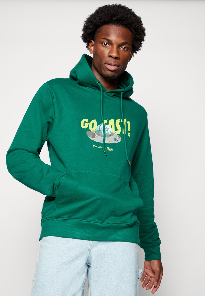 Tealer RICK AND MORTY HOODIE GO FAST UNISEX - Sweatshirt - green -  Zalando.ie
