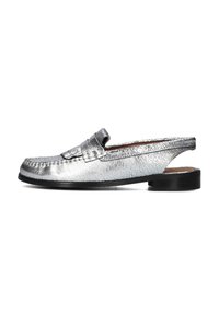 CTWLK PUXI  SUNNY - Slipper - crack laminado argento