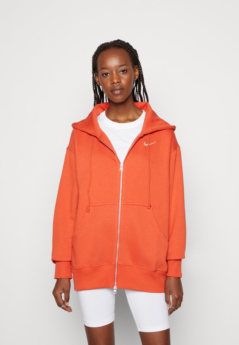 Nike Sportswear HOODIE - Camisola com fecho - orange