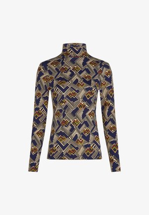 King Louie, ROLLNECK TOP LEIA - Longsleeve - evening blue