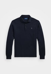 LUXURY JERSEY POLO SHIRT - Long sleeved top - aviator navy