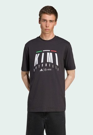 Print T-shirt - black