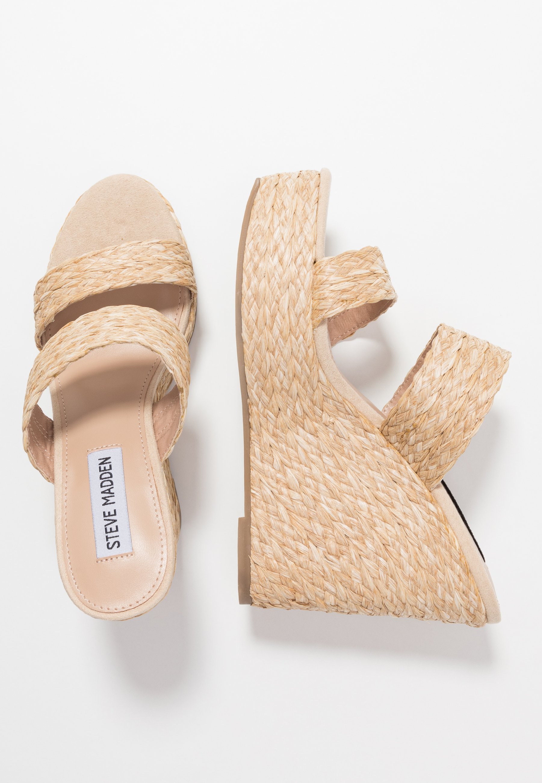 SUNFLOWER WEDGE Slip ins med klack natural SUNFLOWER WEDGE Slip ins med klack natural