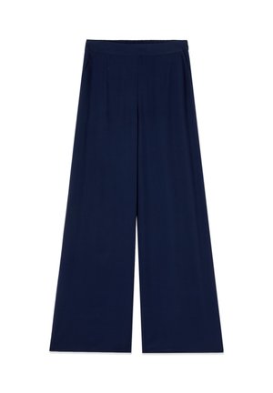 Oltre, PANTALONI PALAZZO - Stoffhose - blu