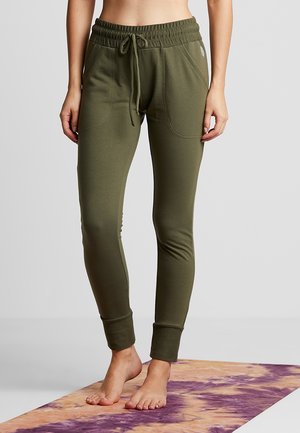SUNNY SKINNY - Tracksuit bottoms - army