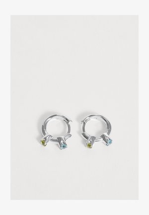 Avgvst, X J.KIM DUAL TUBE HOOPS - Boucles d'oreilles - silver-coloured