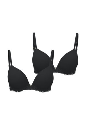 2-PACK BEAUTIFUL - Podprsenka s kosticemi - schwarz