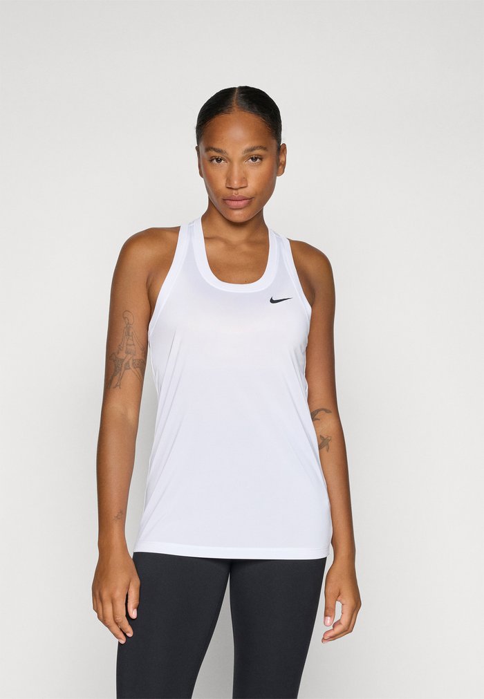 Nike TANK - Top - white/black