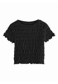 Next - TEXTURED REGULAR FIT - Bluza - black Minijatura 1