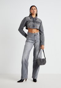 Weekday RAIL MID LOOSE STRAIGHT  - Straight leg jeans - misty grey