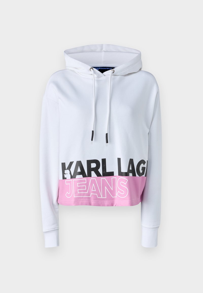 Karl Lagerfeld Jeans RELAXED LOGO HOODIE - Sweatshirt - Grey Garment Dyed K3w22s00d C11