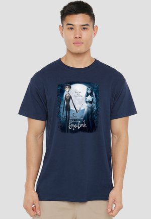 Cotton Soul, CORPSE BRIDE/POSTER - Print T-shirt - dark blue