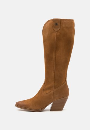 MISSOURI - Bottes de cowboy / motard - avellana