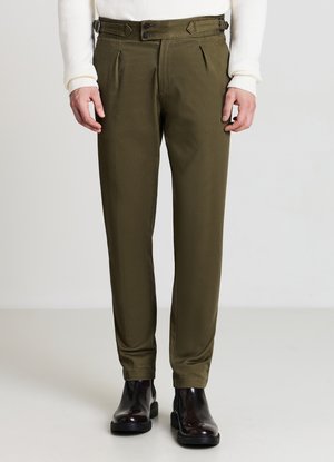 Calliope LUNGO - Pantaloni - Dark green