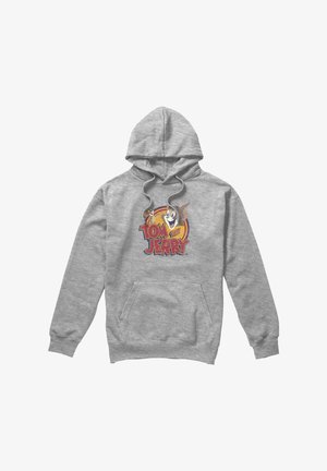 Cotton Soul, TOM AND JERRY WATER DAMAGED - Hoodie - mottled light grey