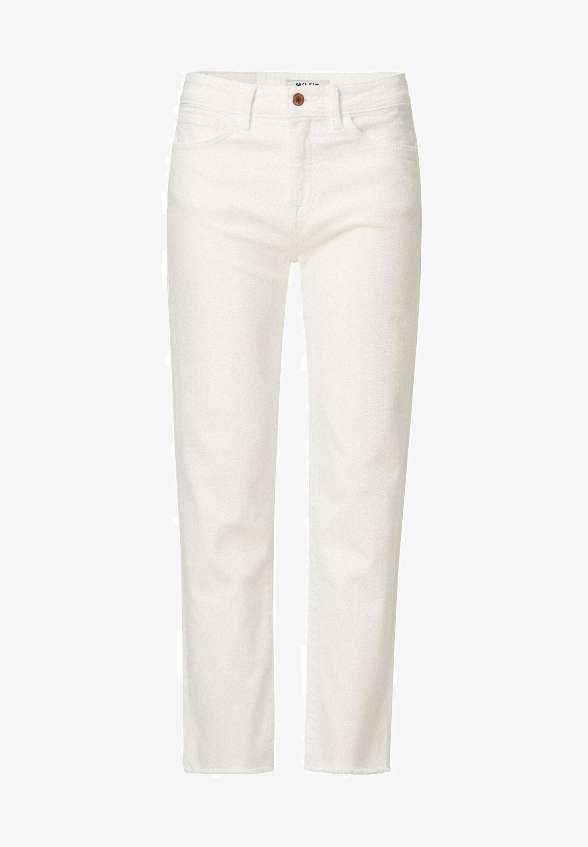 Salsa Jeans CROPPED Vaqueros slim fit weiß/blanco