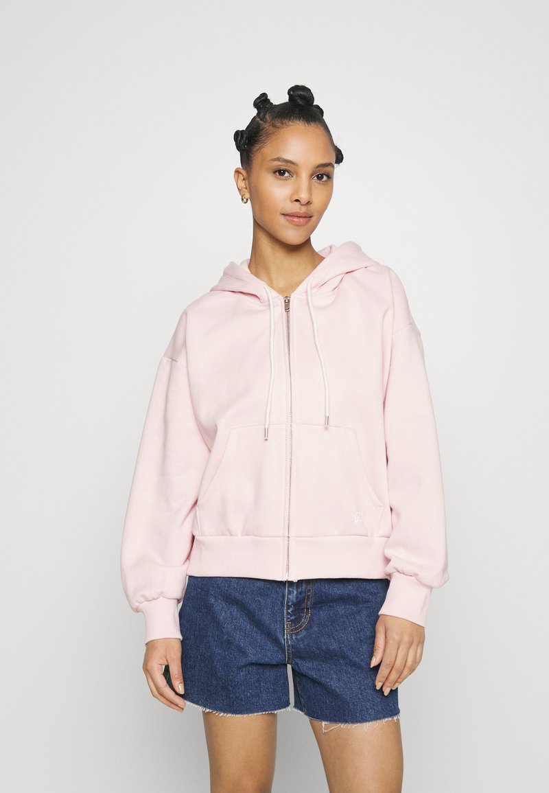GAP Petite ABBREVIATED Zipup sweatshirt misty rose/light pink