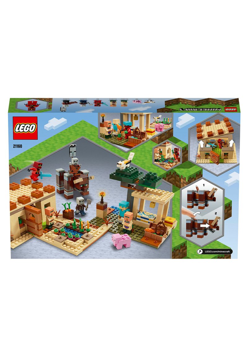 Kinder Kuscheltiere | LEGO 21160 MINECRAFT DER ILLAGER-ÜBERFALL BAUSET Blockspielzeug mehrfarben/mehrfarbig - YE81610 Kinder Kuscheltiere | LEGO 21160 MINECRAFT DER ILLAGER-ÜBERFALL BAUSET Blockspielzeug mehrfarben/mehrfarbig - YE81610