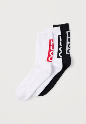 BACK LABEL 3 PACK - Chaussettes - black