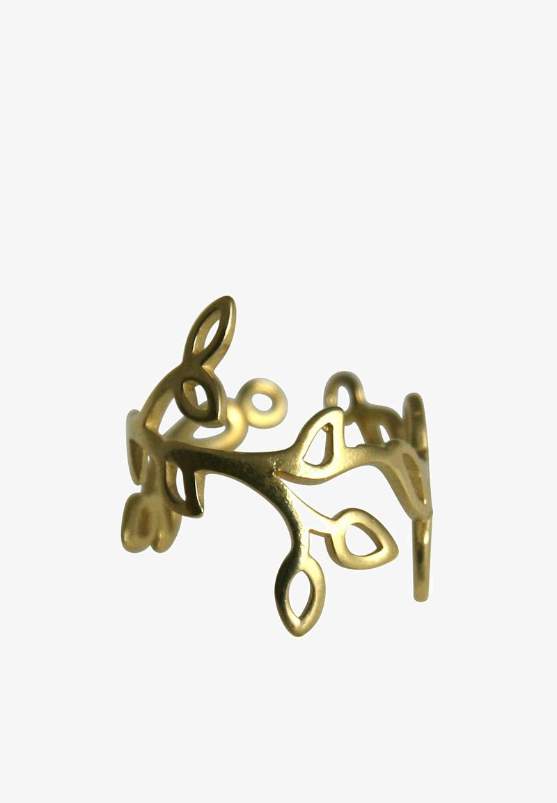 Gemshine LOTUSBLUMEN GRÖSSENVERSTELLBAR - Ring - gold coloured